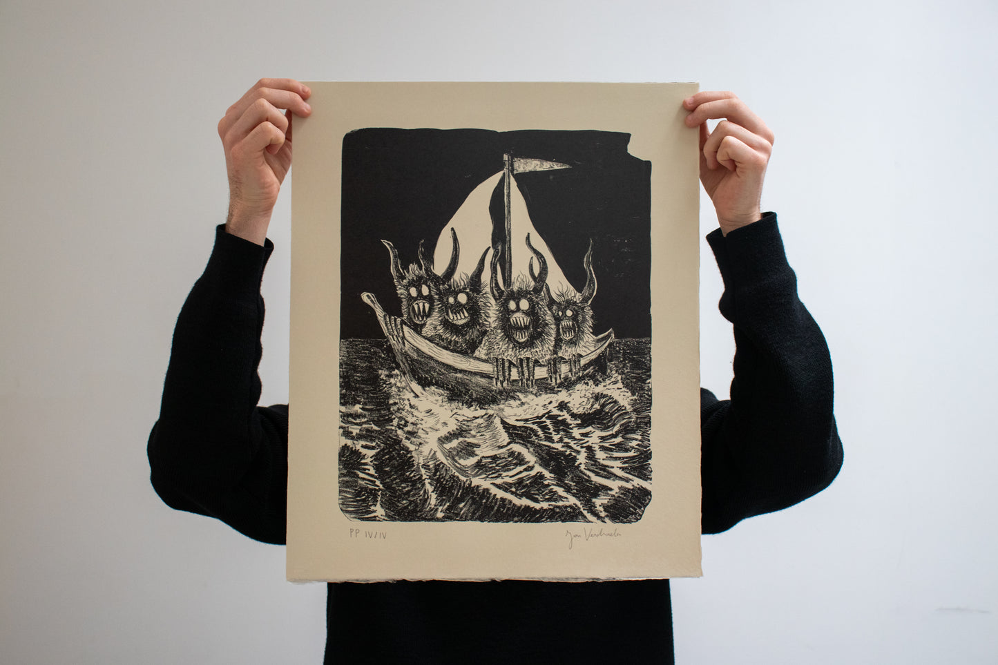 SAILING MONSTERS - (Limited Edition Lithography)