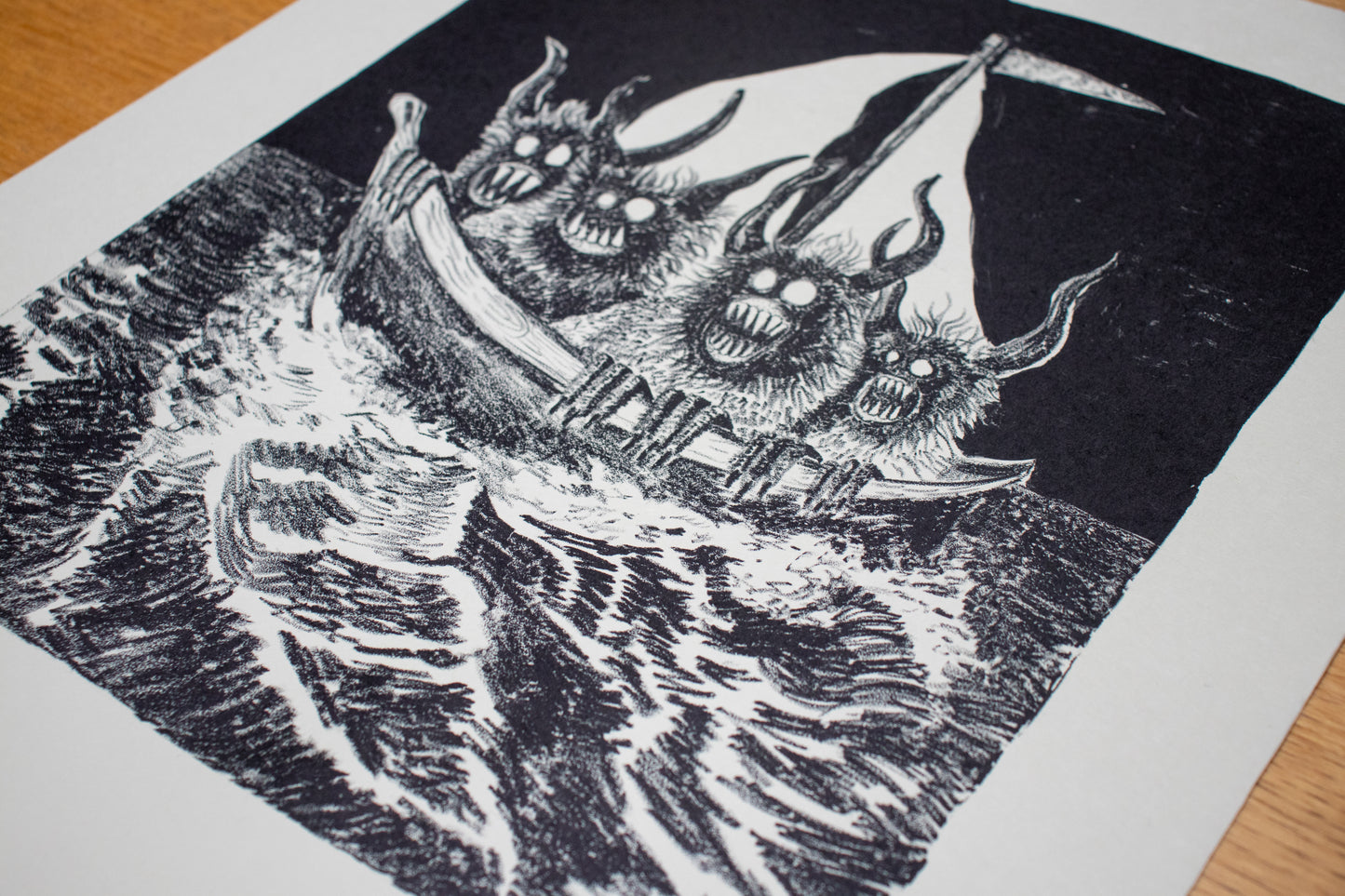 SAILING MONSTERS - (Limited Edition Lithography)